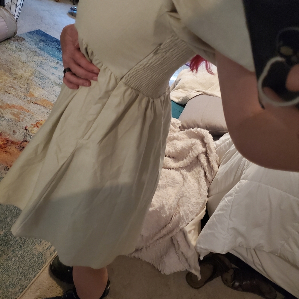 Baby Doll Puff Mini Dress - Picture 3 of 9